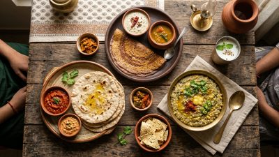 Healthy Indian millet dishes including ragi dosa and jowar roti 2026