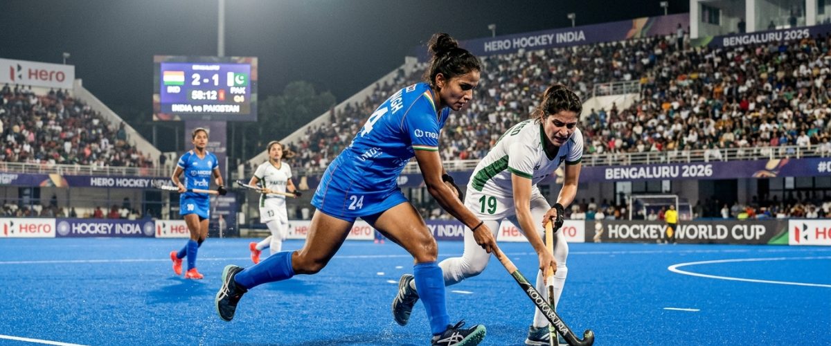 India hockey players celebrating a goal during FIH Pro League 2026 match