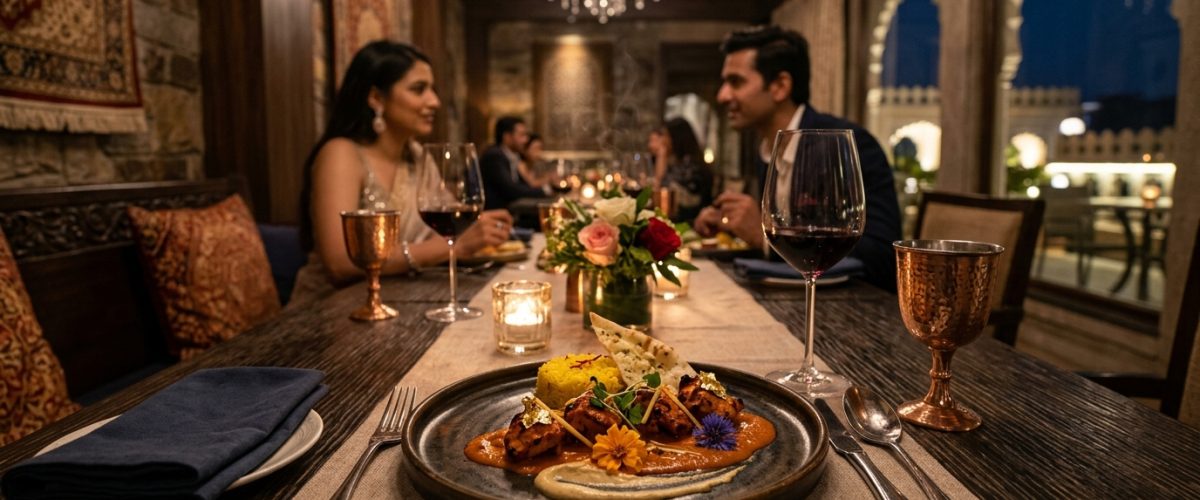 India restaurants Asia 50 Best 2026 - fine dining plated dish