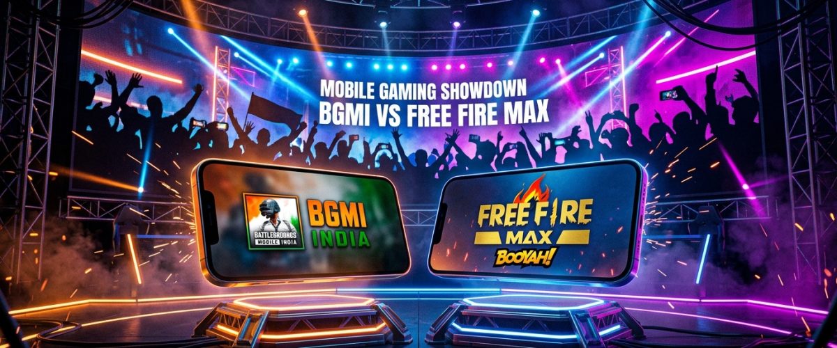BGMI vs Free Fire MAX battle for India's mobile gaming crown in 2026