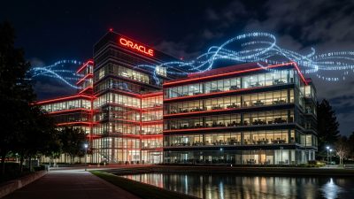 Scorching heatwave over Indian cityscape with temperature gauge showing 43°C