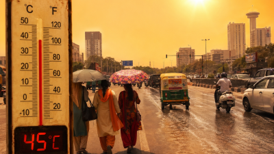 India Heatwave Alert: IMD Warns of Severe Heat in 10 States as Temperatures Cross 45 Degrees Across