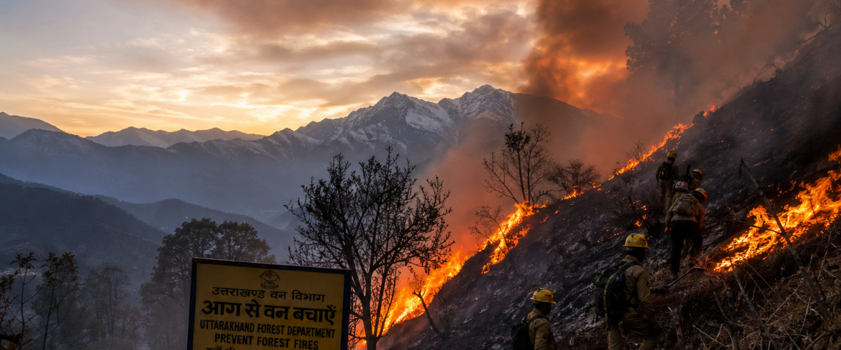 Uttarakhand Forest Fires: 160 Incidents Since November — Four Times Last Year — as Char Dham Yatra R