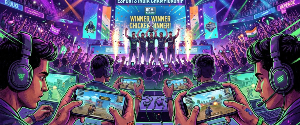 India mobile gaming esports tournament with BGMI players