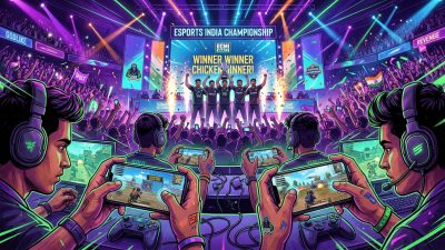 India mobile gaming esports tournament with BGMI players