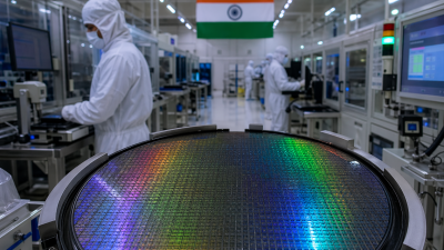 Micron semiconductor assembly and test facility in Sanand, Gujarat — India's first commercial chip production plant