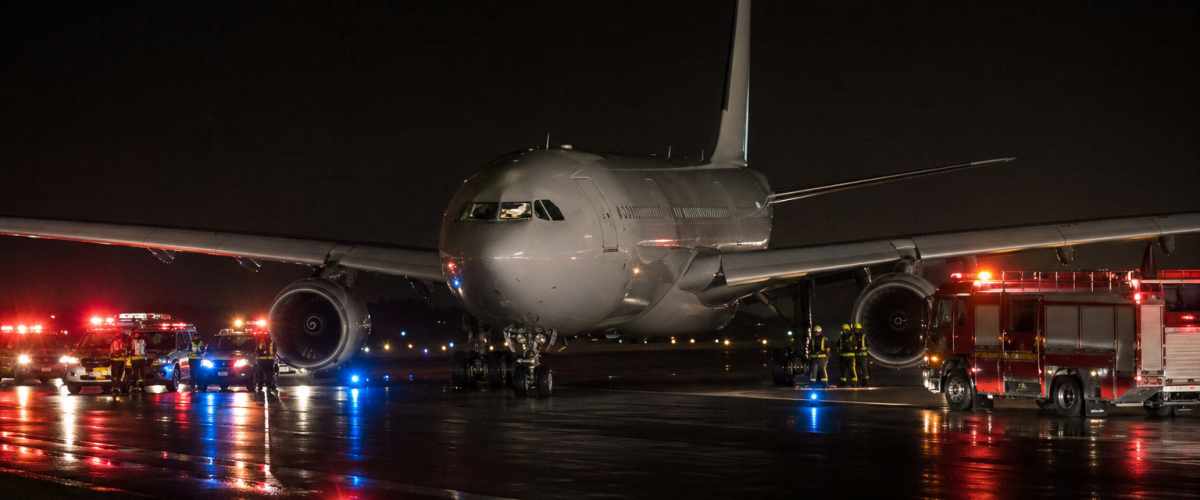 SWISS Air Flight Engine Catches Fire During Takeoff at Delhi Airport: Six Passengers Injured in Emer