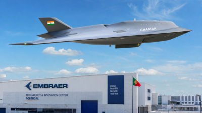 India AI autonomous combat aircraft Kaal Bhairava to be manufactured in Portugal by Flying Wedge Defence and SKETCHPIXEL