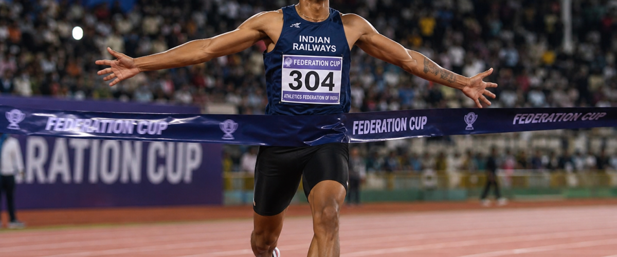 Gurindervir Singh Runs 10.09 Seconds to Become the Fastest Indian Sprinter in History