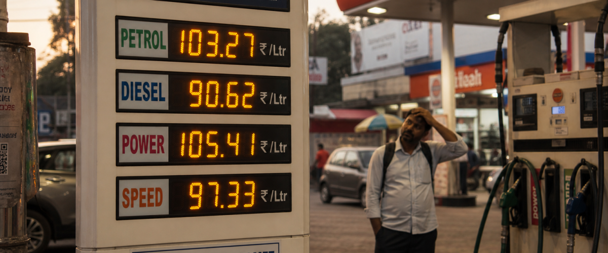 Petrol Diesel Prices Hiked for Third Time in 9 Days — Cumulative Rise Crosses ₹5 per Litre