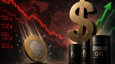 Indian rupee crashes against US dollar as crude oil surges past 105 dollars