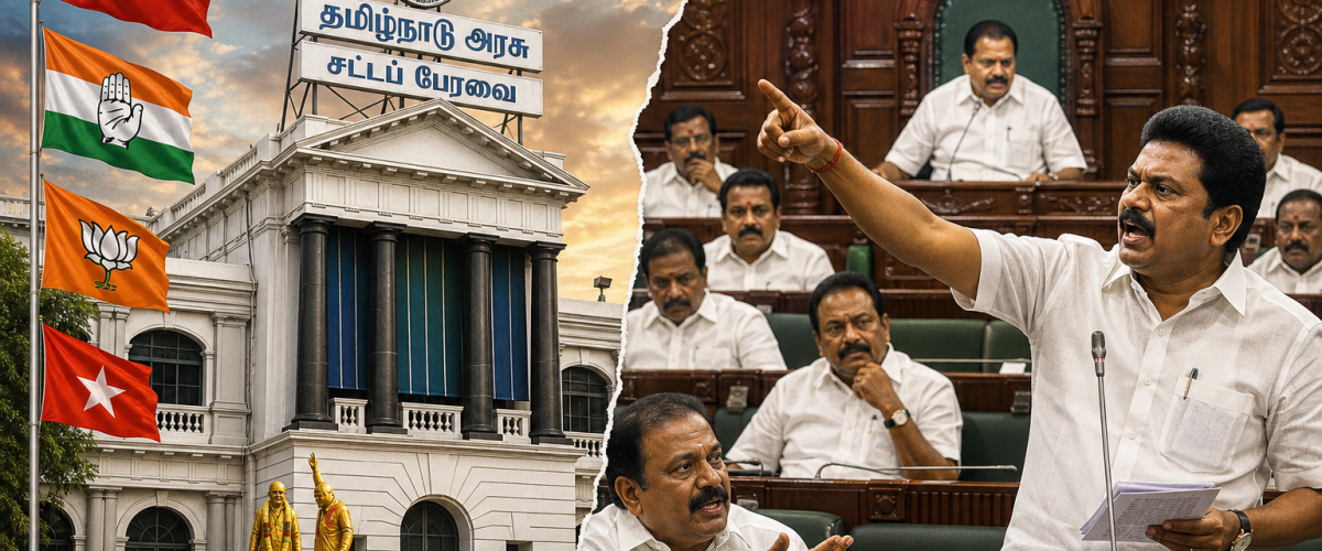 Tamil Nadu Assembly political crisis as DMK and AIADMK consider historic alliance against Vijay TVK