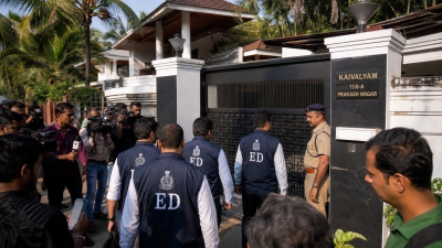ED raids at former Kerala CM Pinarayi Vijayan's premises