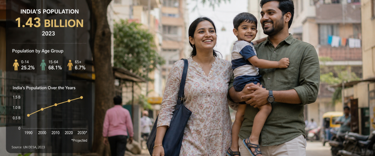 India fertility rate demographic