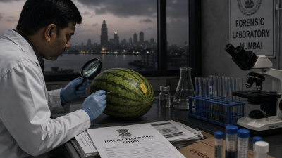 Forensic laboratory analysis of watermelon contamination in Mumbai poisoning case