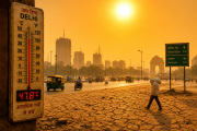 India heatwave 2026 with temperatures above 47 degrees in Maharashtra cities