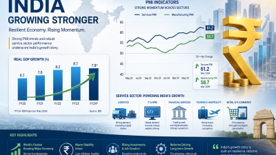 India economic growth chart showing services PMI expansion and business indicators