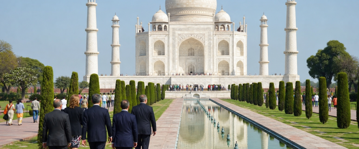 Marco Rubio Visits Taj Mahal with Wife Jeanette During India Tour — Calls It True Treasure of the Wo