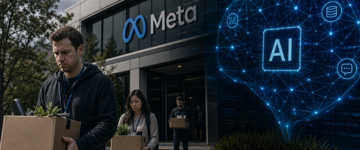 Meta headquarters layoffs 8000 employees in AI driven restructuring as company spends 135 billion on artificial intelligence