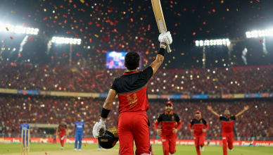 Virat Kohli Smashes 9th IPL Century and Crosses Historic 14000 T20 Runs Milestone as Royal Challengers Bengaluru Crush KKR by Six Wickets to Top Points Table