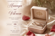 Elegant intimate wedding setting reflecting Aamir Khan and Gauri Spratt ceremony