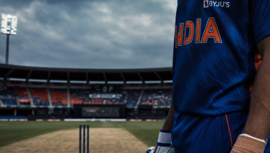 Empty batting crease symbolizing Virat Kohli absence from India vs Afghanistan ODI series