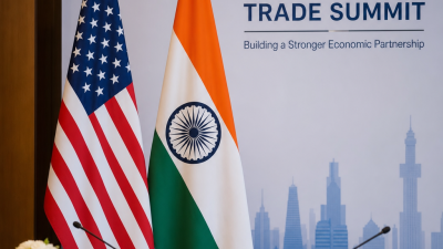 US and India flags representing bilateral trade deal negotiations between Trump and Modi