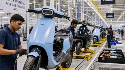 Ola Electric scooter manufacturing facility representing company QIP fundraise for growth