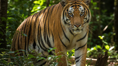 Bengal tiger in forest as India prepares first cross-border translocation to Cambodia