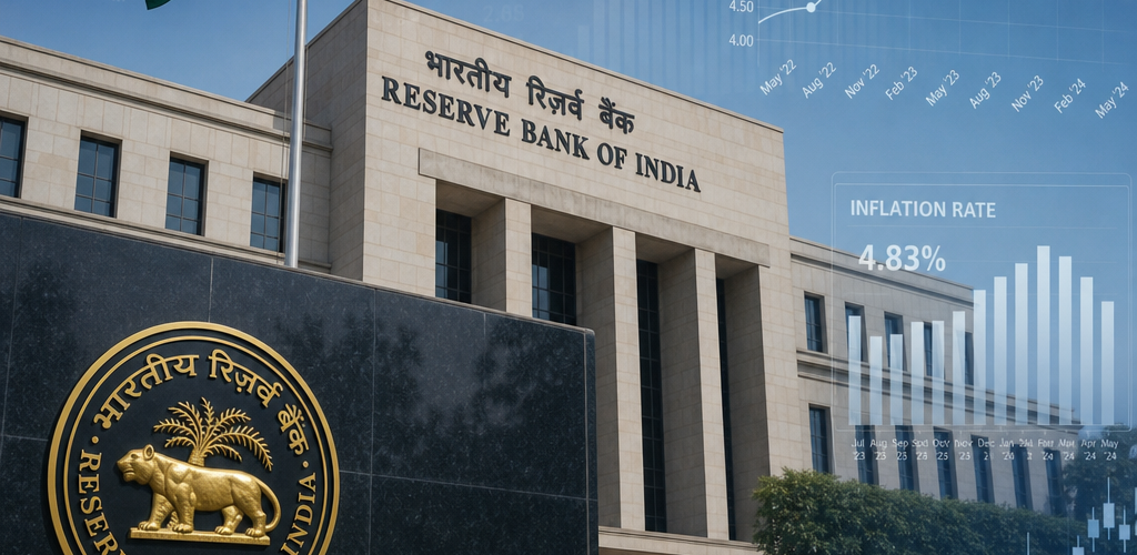 Reserve Bank of India headquarters Mumbai as MPC holds repo rate unchanged at 5.25 percent