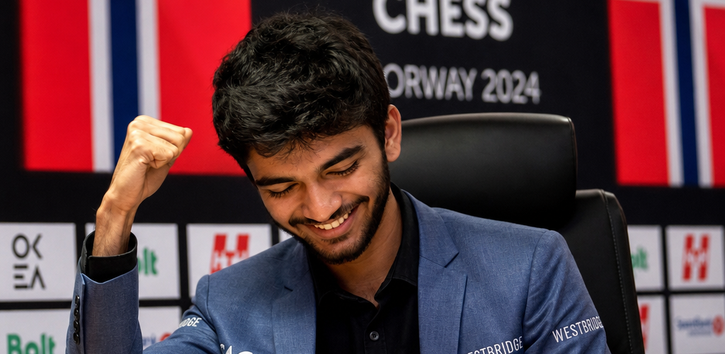 Praggnanandhaa celebrates Norway Chess 2026 title victory after four classical wins