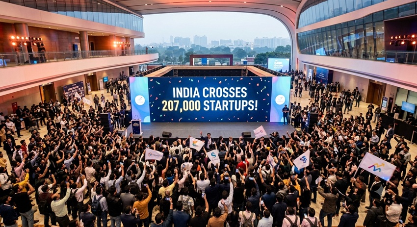 India Crosses 207,000 Startups as AI and Deeptech Lead the Next Wave