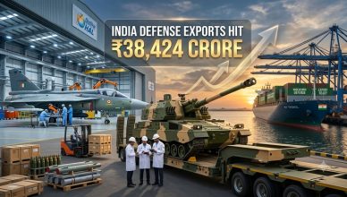 India's Defence Exports Hit Record ₹38,424 Crore in FY26