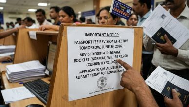 Passport Fee Hike From Tomorrow