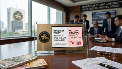 RBI Holds Rates, Trims GDP Outlook