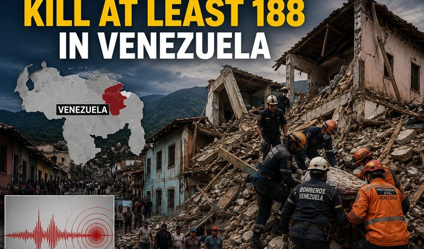 Twin Earthquakes Kill at Least 188 in Venezuela