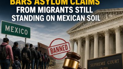 US Supreme Court Bars Asylum Claims From Migrants Still Standing on Mexican Soil