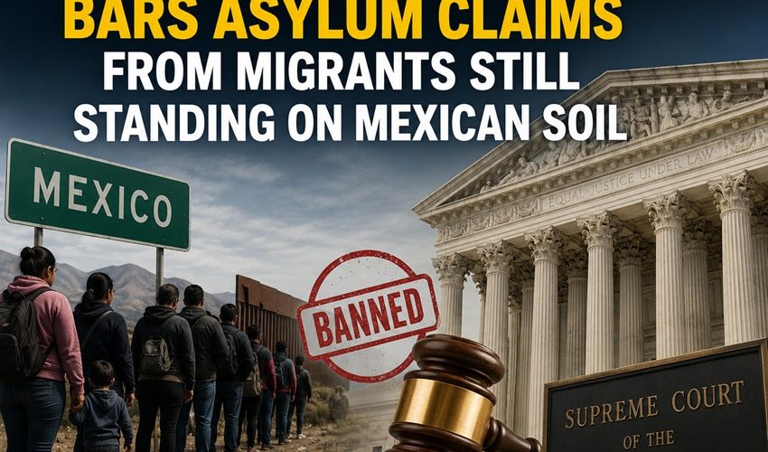 US Supreme Court Bars Asylum Claims From Migrants Still Standing on Mexican Soil
