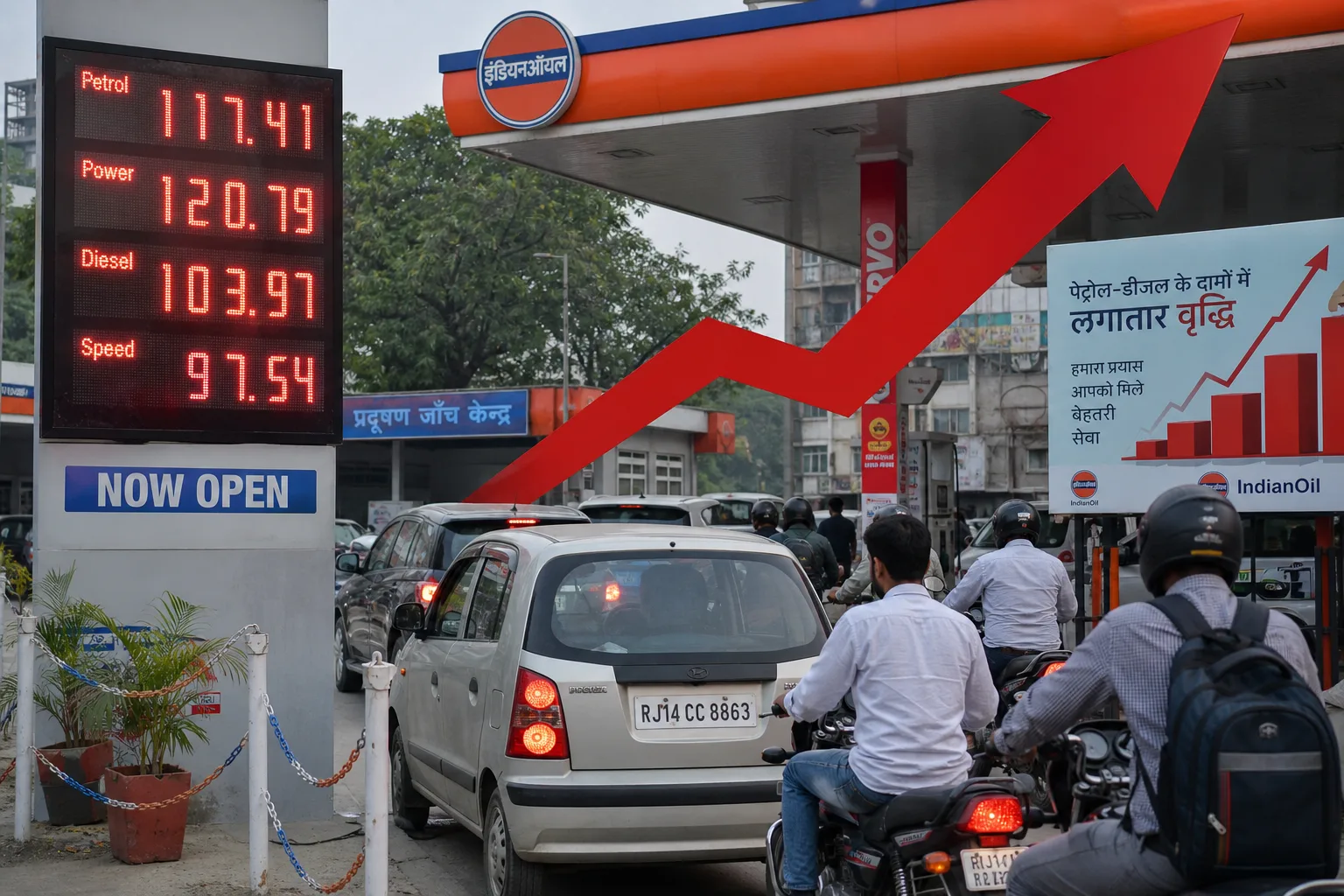 Petrol and Diesel Prices Hiked Again by 90 Paise Per Litre Across India ...
