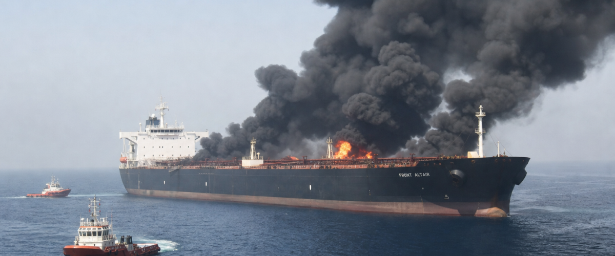 India Summons US Ambassador After Missile Attack on Oil Tanker Near Strait of Hormuz — 3 Indian Crew Members Missing